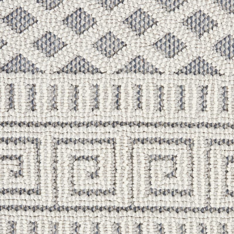 Nourison Elwood Contemporary Greek Key Lattice Geometric Area Rug