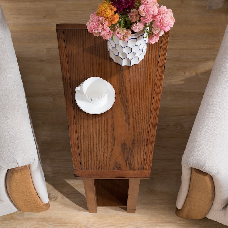 Leick Home Ixia Recliner Wedge End Table