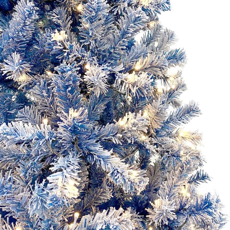 6 FT Pre-Lit Hinged Artificial Fir Christmas Tree