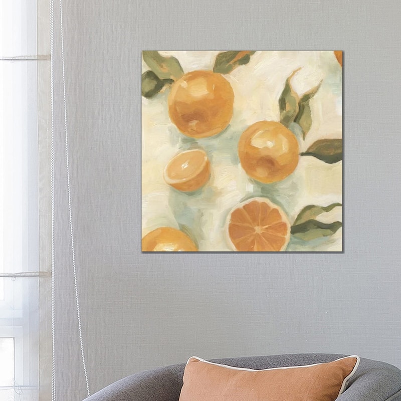 iCanvas "Citrus Study In Oil IV" by Emma Scarvey Canvas Print - 26x26x1.5