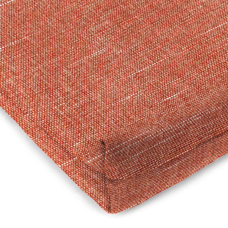 48" x 18" Outdoor Bench Cushion with Ties - 18'' L x 48'' W x 3.5'' H