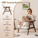 preview thumbnail 14 of 14, Gymax Set of 2 Accent Chair Leathaire Leisure Armchair w/ Rubber Wood