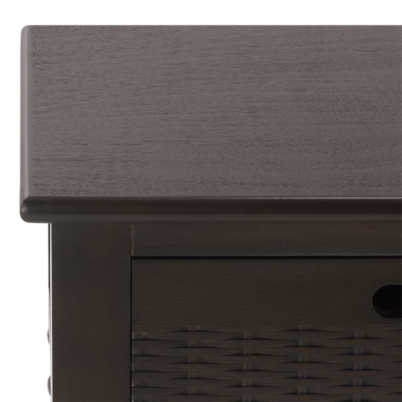 SAFAVIEH Macie 3-Drawer Console Table - 47.3" W x 13" L x 29.5" H - 47.3" W x 13" L x 29.5" H - 47"W x 13"D x 30"H