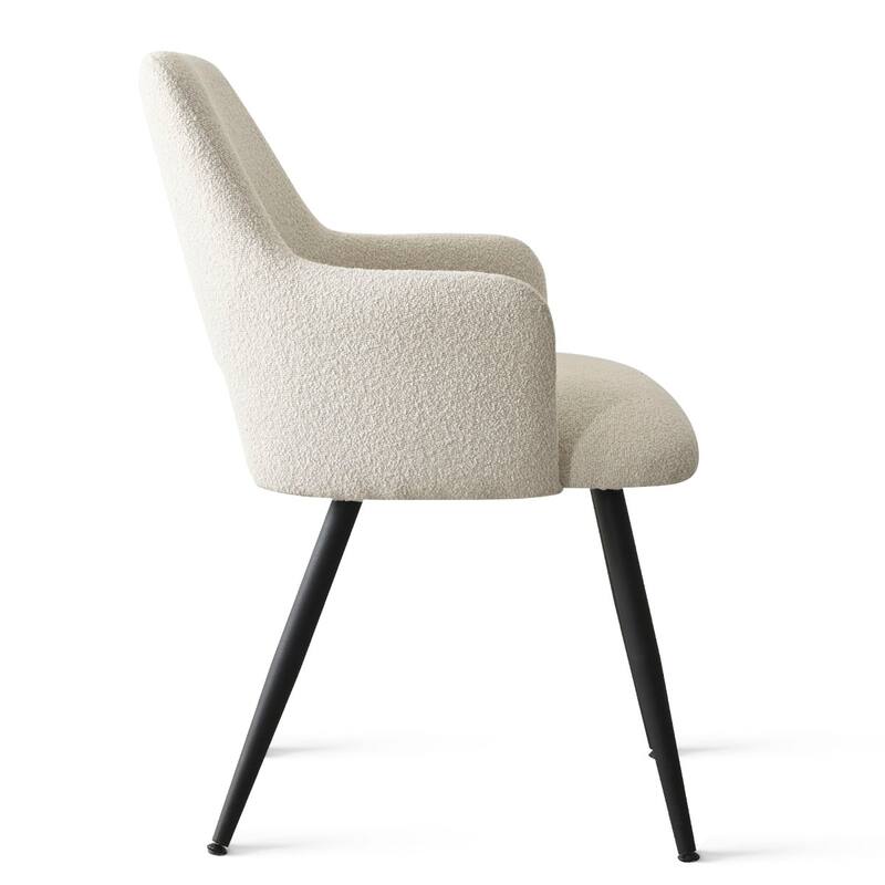 Boucle Upholstered Arm Chair(Set of 2)
