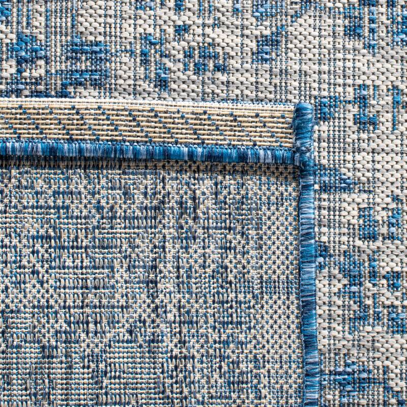SAFAVIEH Courtyard Boud Indoor/ Outdoor Waterproof Patio Backyard Rug