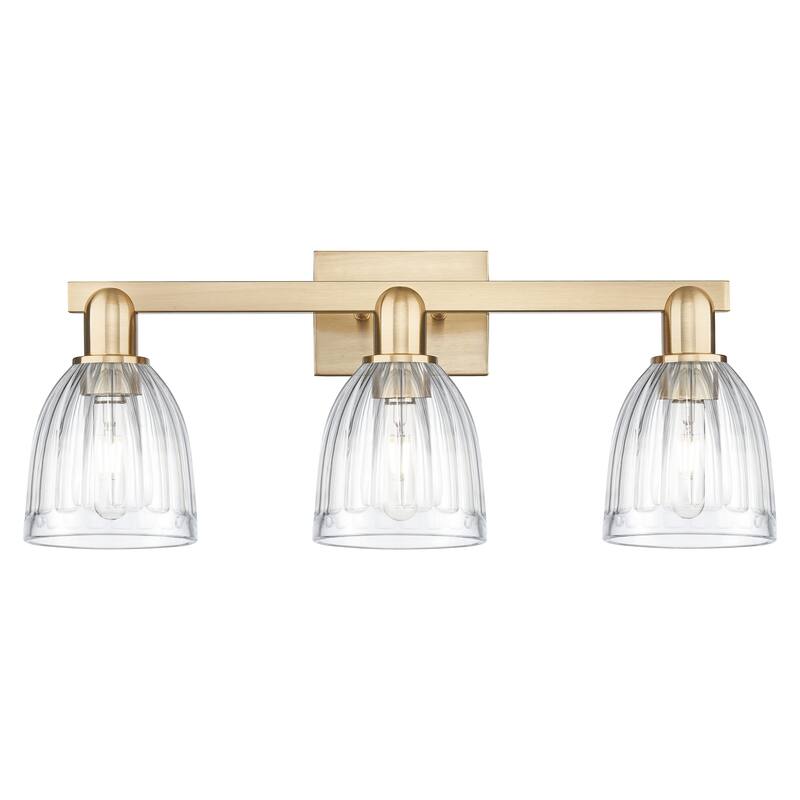 Innovations Lighting Endless Possibilities Arcadia - Brookfield - 3 Light 25" Bath Vanity Light - Clear/Champagne Bronze