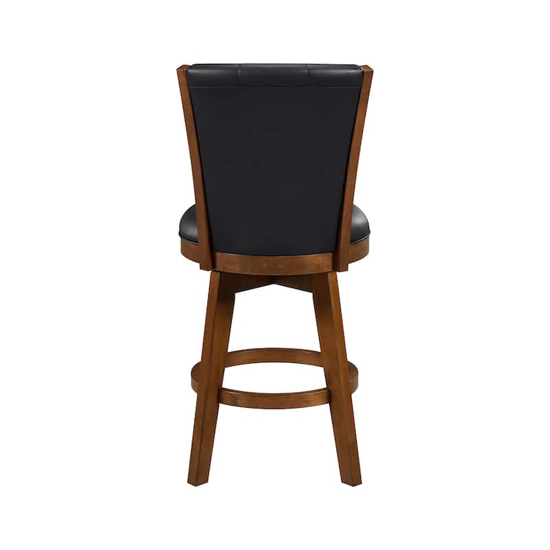 Lantana Faux Leather Swivel Counter Height Chair (Set of 2)