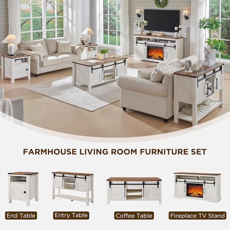 Farmhouse Entryway Table, Rustic Console Table, Wood Sofa Table