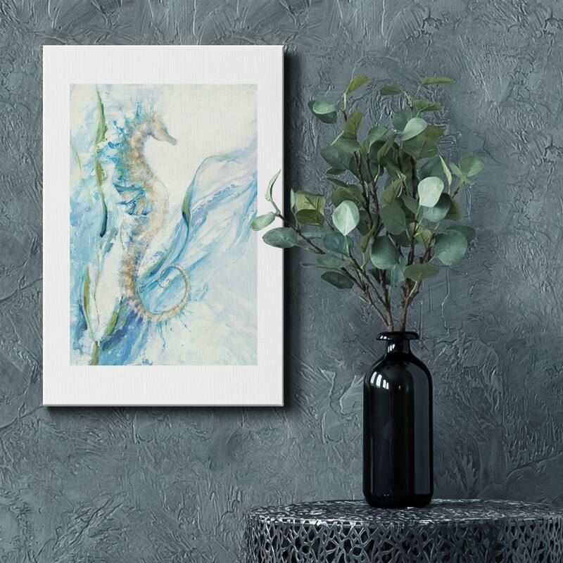 New Seahorse Premium Gallery Wrapped Canvas - Ready to Hang