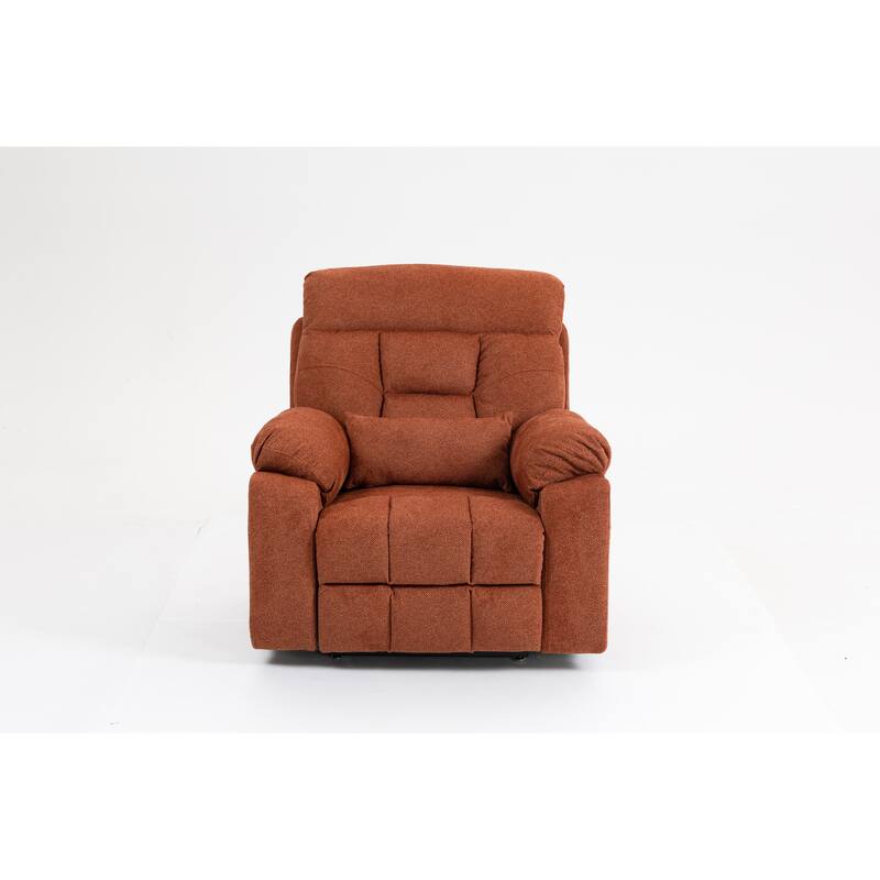 Power Lift Recliner Chair with Heat & Massage, Ergonomic Single Sofa Chair, Electric Recliner Chair with 2 Cup Holders