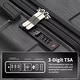 preview thumbnail 8 of 15, 3-Piece Hardshell Luggage Set with TSA Lock YKK Zippers Aluminum Telescopic Handle and Spinner Wheels Durable PC+ABS Suitcase
