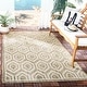 preview thumbnail 9 of 79, SAFAVIEH Courtyard Carolee Indoor/ Outdoor Patio Backyard Rug 2'7" x 5' - Brown/Bone