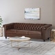 preview thumbnail 7 of 39, Parkhurst Chesterfield Tufted 3-seat Sofa by Christopher Knight Home