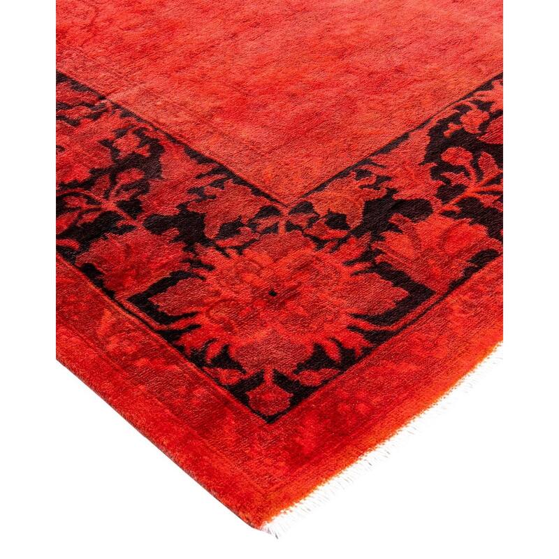Vibrance, One-of-a-Kind Hand-Knotted Area Rug - Pink, 4' 1" x 6' 4" - 4' 1" x 6' 4"