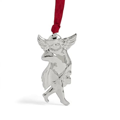 Wedgwood Festive Ophaniel Ornament, Silver Coated
