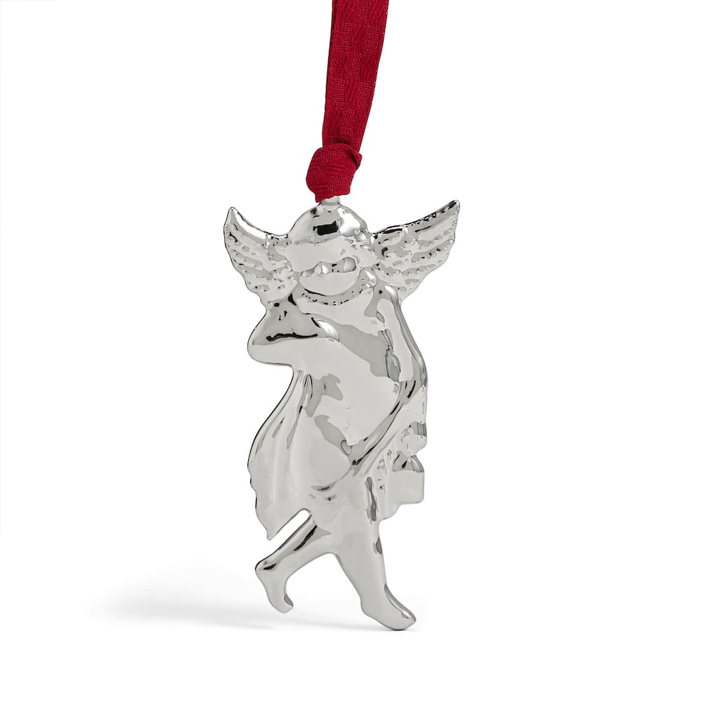 Wedgwood Festive Ophaniel Ornament, Silver Coated