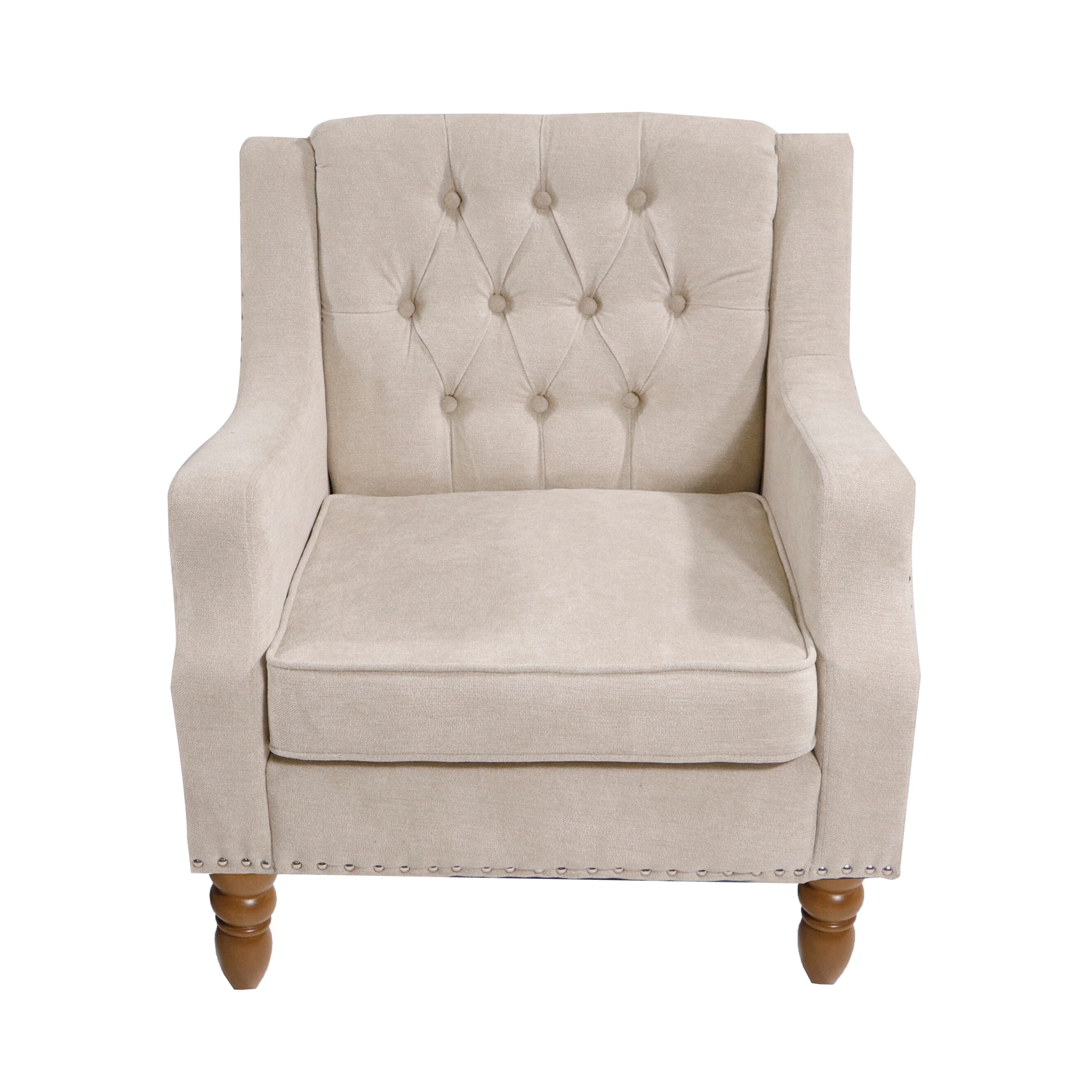 Armchair with sale studs