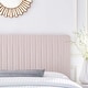 preview thumbnail 17 of 28, Milenna Channel Tufted Performance Velvet Full/Queen Headboard