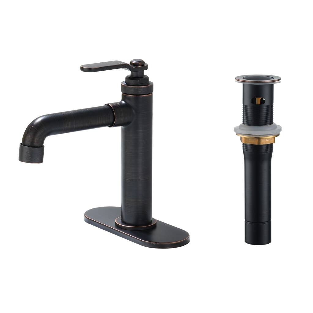 1.2 GPM Single Handle Single Hole Vessel Bathroom Faucet