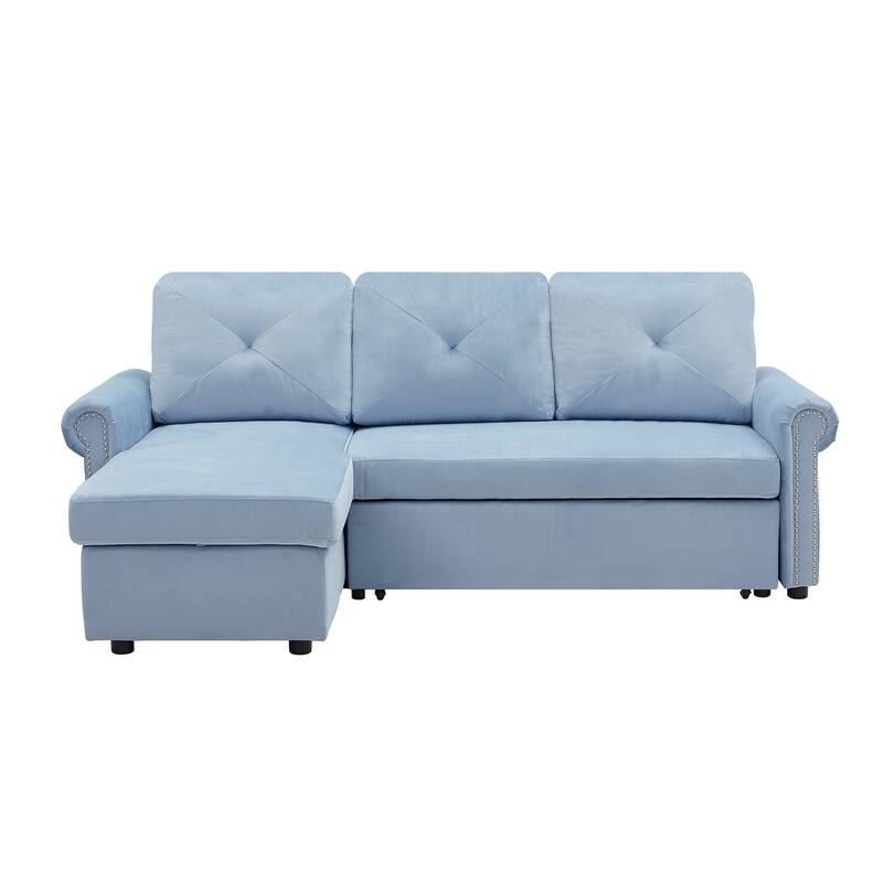 83" L-Shape Sectional Sofa with Storage Chaise