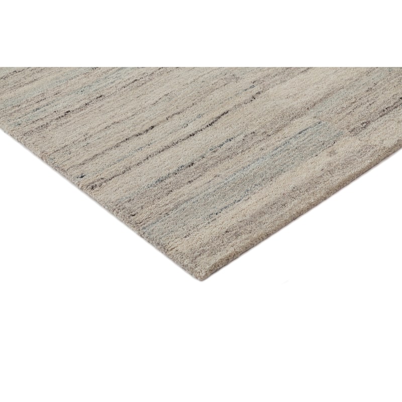 Terra by Obeetee Dusk Static Stripe Ivory Rug