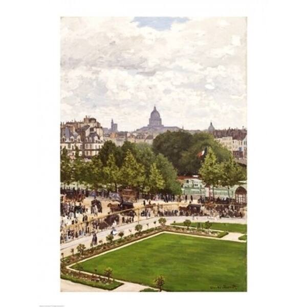 Garden Of The Princess Louvre 1867 Poster Print By Claude (18 X