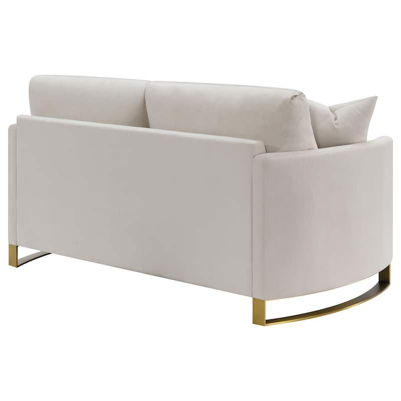 Corliss Upholstered Arched Arm Loveseat