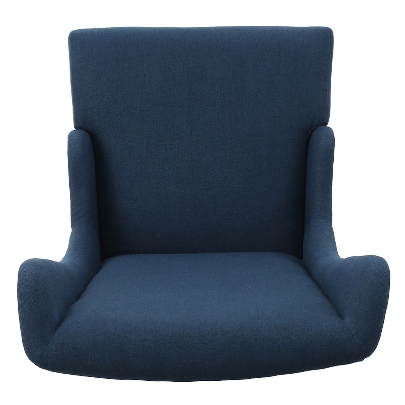 Roomfitters Tall Wingback Dining Chair with Upholstered Seat and Curved Backrest, Elegant Accent Chair