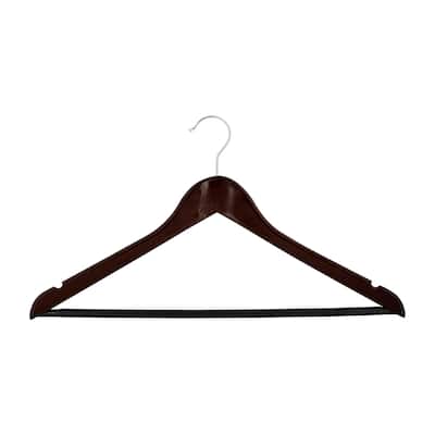 3 Pack Mahogany Roller Hangers - 17.52" x 0.47" x 9.25"