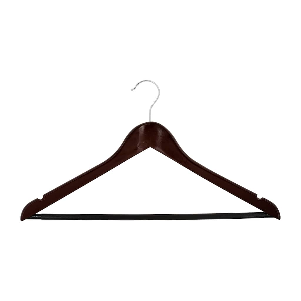 3 Pack Mahogany Roller Hangers - 17.52" x 0.47" x 9.25"
