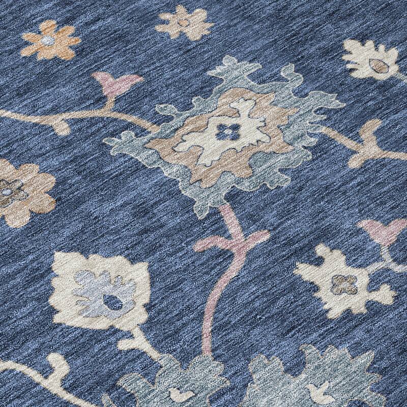 HomeRoots Floral Transitional Rectangle Outdoor Rug