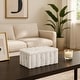 preview thumbnail 15 of 23, Decorative Rectangular Marble Ridged Box with Removeable Lid