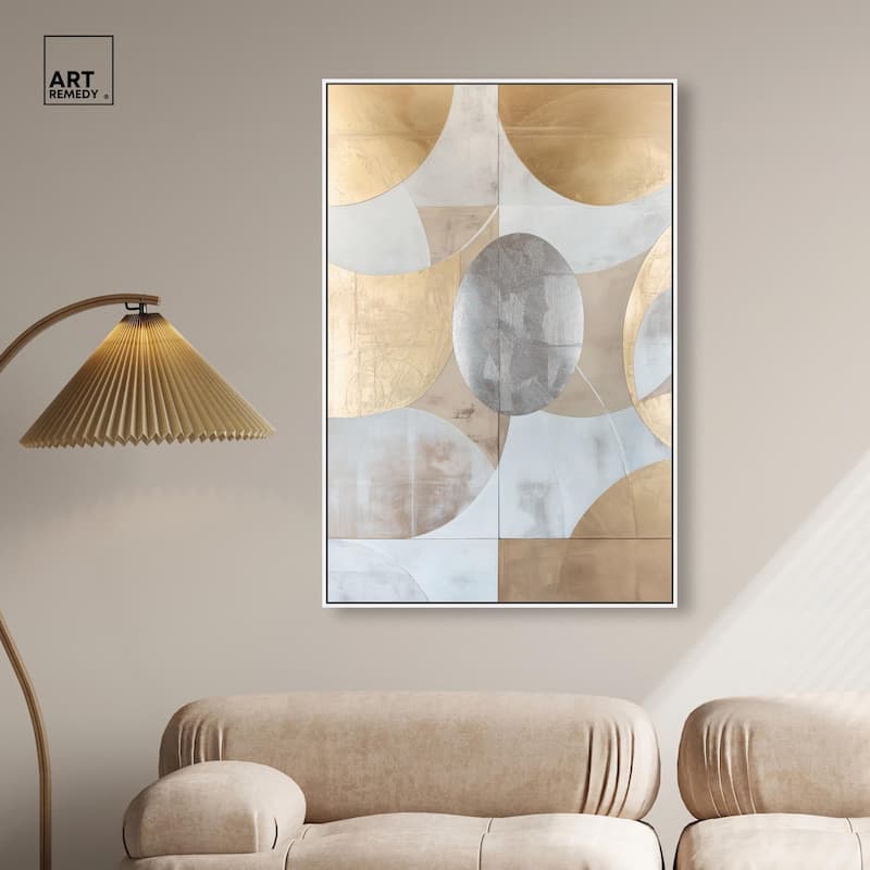 Golden Orb II Canvas by Art Remedy