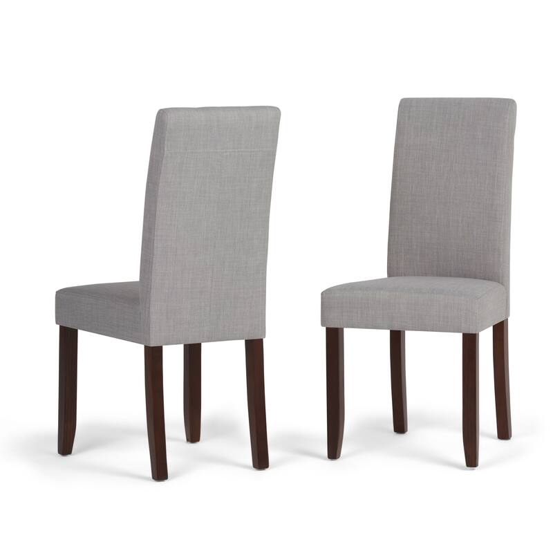 WYNDENHALL Normandy Transitional Parson Dining Chair (Set of 2) - 18.1"w x 18.5" d x 39.4" h