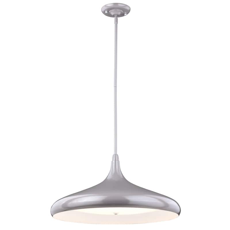 Motion Sensor Pendant Light - Zen Zone - Dimmable LED - Adjustable Height - Modern Taupe Finish - 69