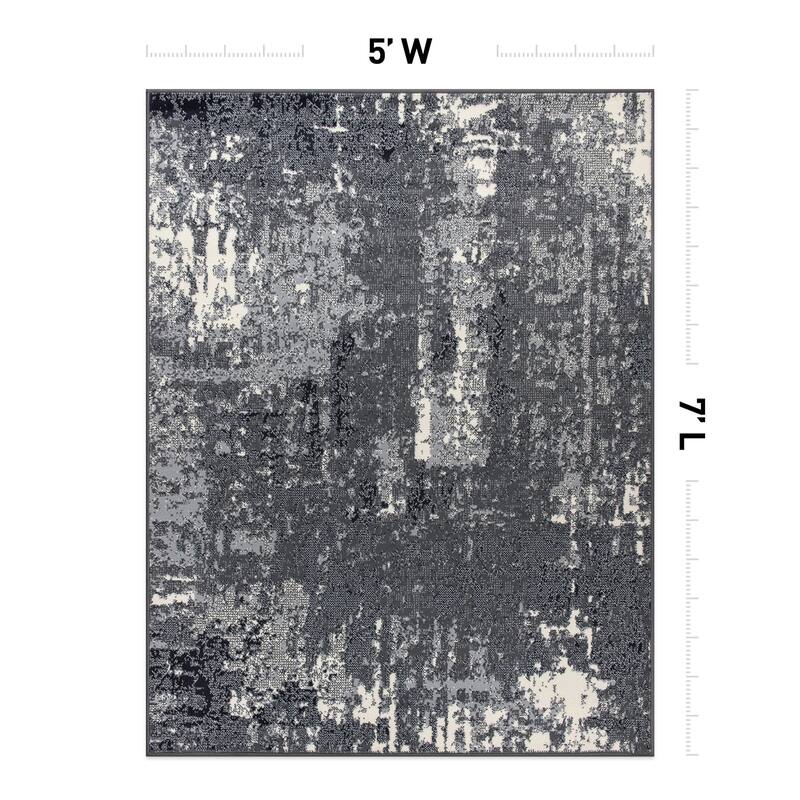 World Rug Gallery Modern Abstract Area Rug