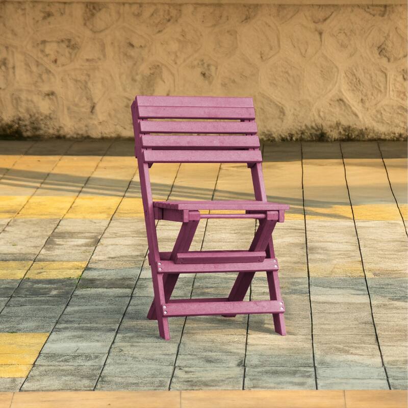 Las Cabos Fully Assembled All-Weather Outdoor Folding Bistro Set - 3-piece