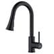 preview thumbnail 13 of 20, Karran Weybridge Single-Handle Pull-Down Sprayer Kitchen Faucet Matte Black