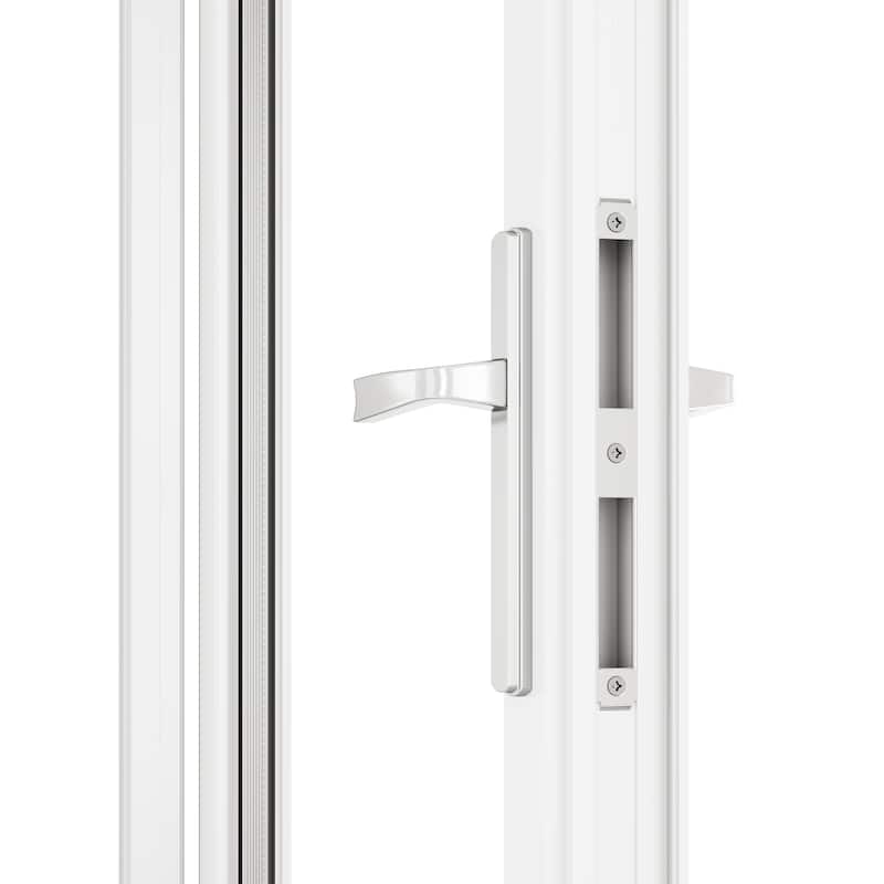 KaMic 120" x 80" 4-Panel Aluminum Patio Folding Door Right to Left-Outswing