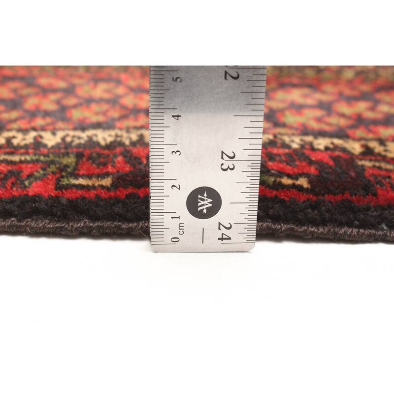 ECARPETGALLERY Hand-knotted Teimani Black Wool Rug - 2'8 x 4'2