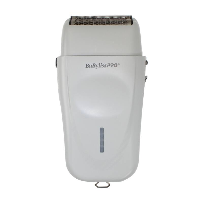 BaByliss Pro Limited Edition LithiumFX+ Cord/Cordless Lithium Ergonomic Double Foil Shaver Gray FXFS573GY + Fade Brush + 9" Comb