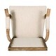 preview thumbnail 61 of 62, Mores Upholstered 5 Piece Circular Dining Set by Christopher Knight Home