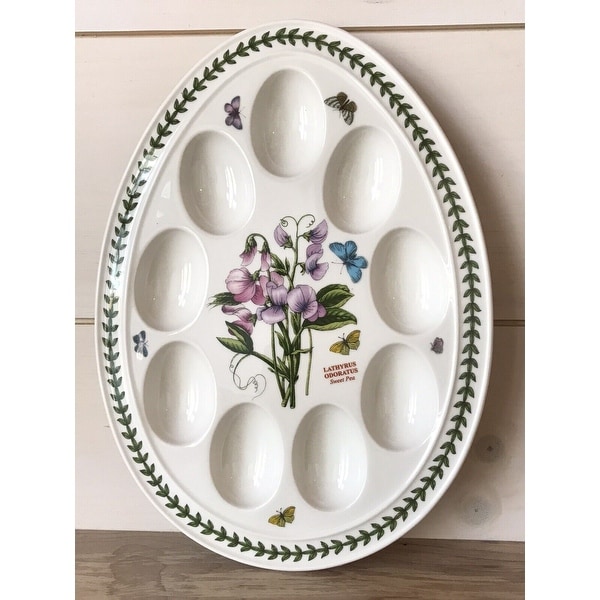 Portmeirion Botanic Garden Devilled Egg Plate - Thumbnail 3
