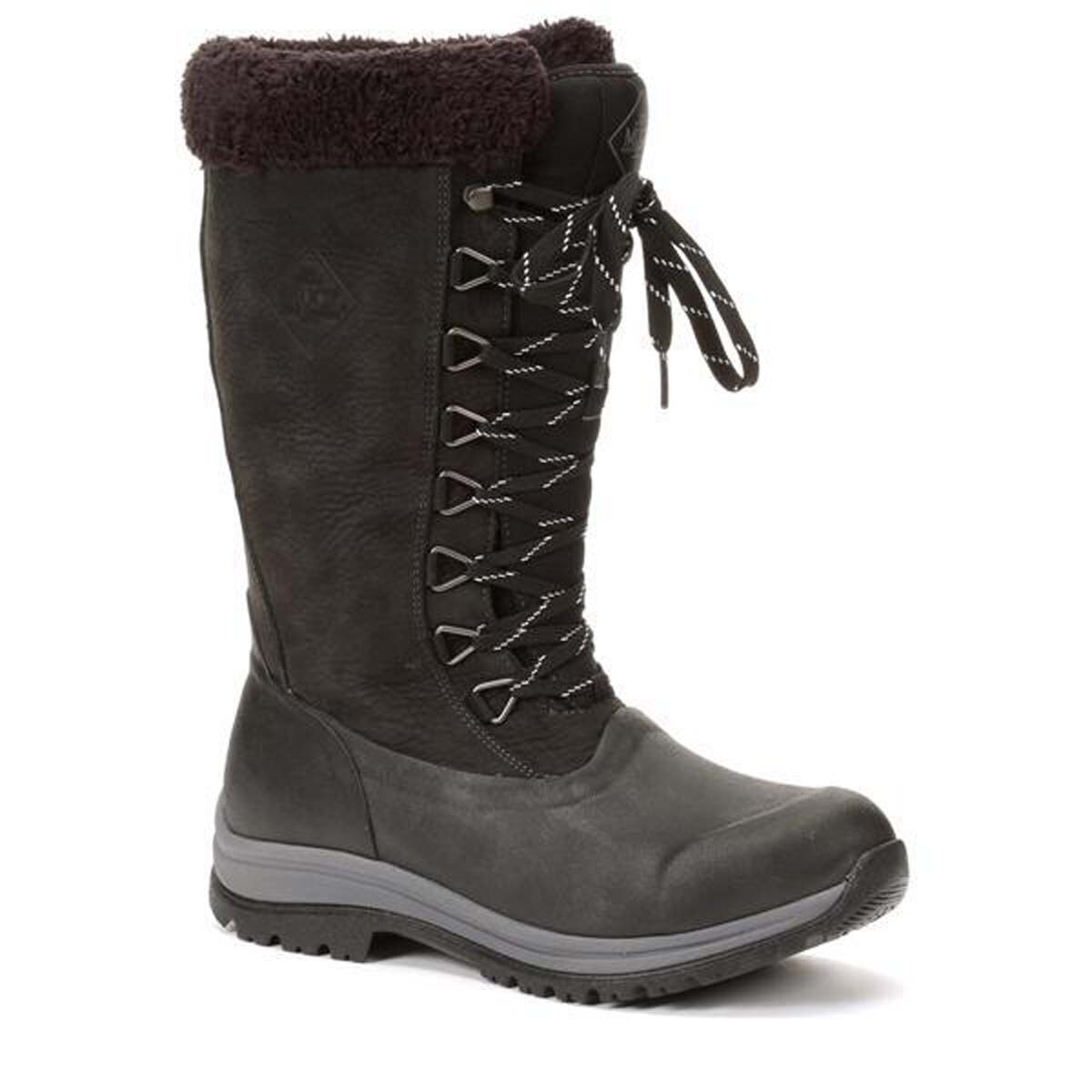 Shop Muck Boot Women S Arctic Apres Lace Tall Black Size 9 Winter
