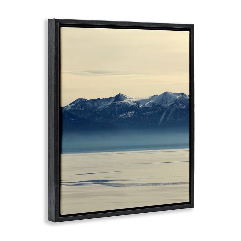 Stupell North Shore Landscape Framed Floater Canvas Wall Art Design By Gemma Bardot