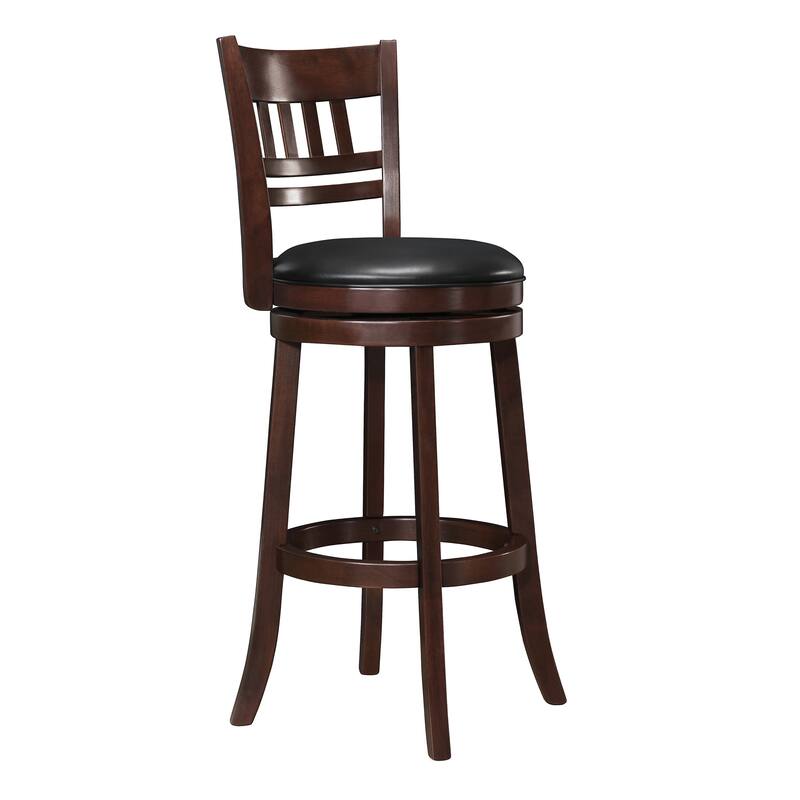 Aris Lattice Back Swivel Barstool - Bar Height