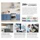 preview thumbnail 4 of 10, 30 in. 6.3 cu. ft. Electric Range with 5 Burner Glass Cooktop and Self Clean Air Fry Oven in Stainless Steel