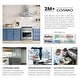 preview thumbnail 4 of 11, Cosmo Commercial-Style 30 in. 3.5 cu. ft. Gas Range with 4 Italian Burners, Convection Oven in Stainless Steel