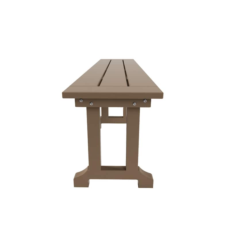 Laguna Hdpe All Weather Outdoor Patio 65" Bench