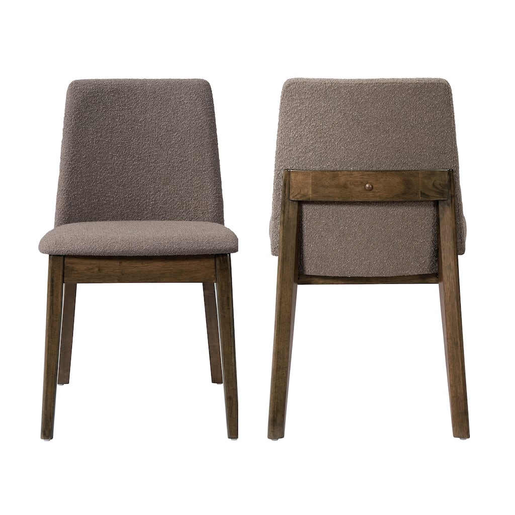 Christopher Knight Home - Arlo Modern Upholstered Solid Wood Armless Dining Chair (Set of 2)